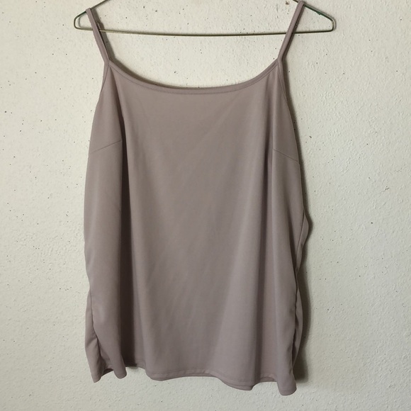 Alfani Sweater M champagne Metallic Long Sleeves Crew Neck Shiny - Picture 3 of 7